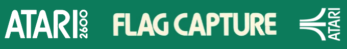 Flag Capture logo for Atari 2600